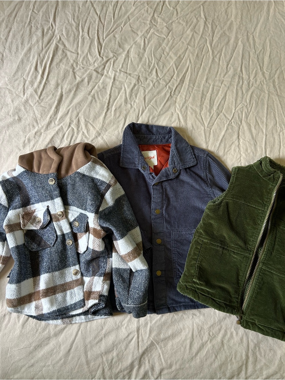 Kids Green Corduroy Vest - Unbranded
